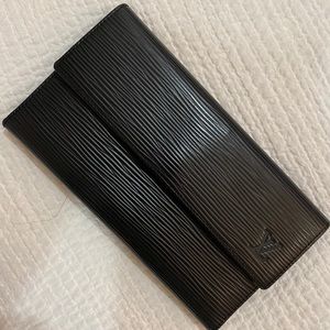 Black Epi Louis Vuitton Wallet